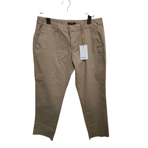 Women's sz 6 Quince Organic Stretch Cotton Girlfriend Chino Pants - Picture 1 of 2